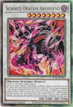YUGIOH - Scarred Dragon Archfiend - RA05-EN044 Ultimate Rare - Image 1