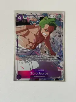 One Piece CCG Roronoa Zoro ST18-004 Zoro-Juurou Super Rare English TCG - Image 1