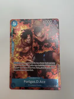 TR OP08-052 R AA Portgas.D.Ace Treasure Rare One Piece TCG CCG - Image 1