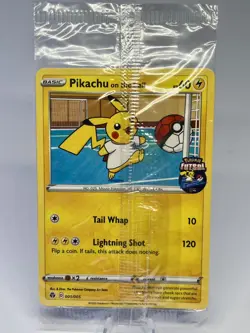 Pikachu On The Ball 001/005 Special Futsal Promo Pokemon Card New & Sealed - Image 1