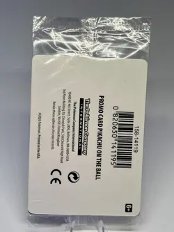 Pikachu On The Ball 001/005 Special Futsal Promo Pokemon Card New & Sealed - Image 2