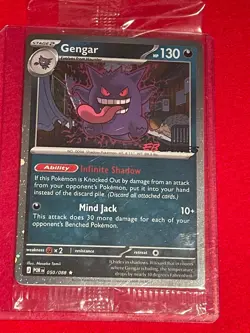 pokemon gengar 50/88 eb games promo card brand new sealed - Image 1
