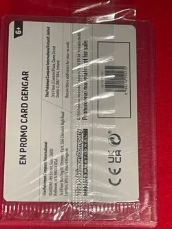 pokemon gengar 50/88 eb games promo card brand new sealed - Image 2