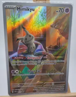 Mimikyu SVP 075 Paldean Fates Sealed Promo Holo Pokemon Card - Image 1