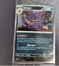 Gengar 050/088 Reverse Holo - Perfect Order GAME STOP PROMO SEALED - Image 2