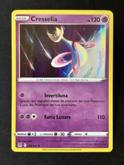POKEMON - CRESSELIA - ⭐ RARA - HOLO - 074/196 - ORIGINE PERDUTA - ITA - Image 1