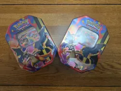 Pokemon TCG Mega Charizard Y ex Tin Brand New & Factory Sealed - Image 1