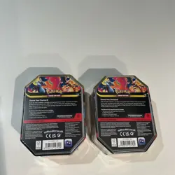Pokemon TCG Mega Charizard X & Y Mega Evolution Tin Set - 2 Tins -New & Sealed - Image 2