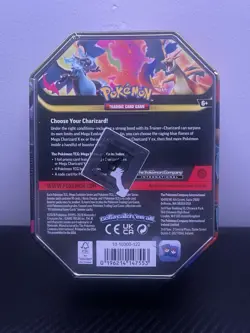 Pokemon TCG Mega Charizard Y EX Tin Sealed XY – 4 Booster Packs + Promo Card - Image 2