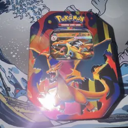 Pokemon TCG Mega Charizard Y Ex Tin New Sealed - Image 1