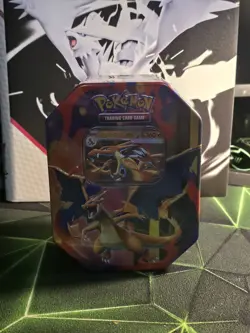 Pokemon TCG Mega Charizard Y Ex Tin New Sealed - Image 1