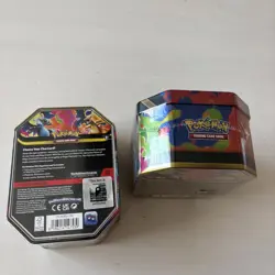 Pokemon TCG Mega Charizard X & Y Mega Evolution Tin Set - 2 Tins -New & Sealed - Image 4