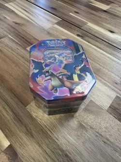 Pokemon TCG - Mega Charizard Y Ex Tin - Sealed - [4 booster packs + promo] - Image 1