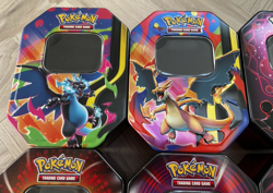 8*Tin No Pack No EX Collectors Chest Pokemon TCG Team Rocket Mega Charizard X Y - Image 2