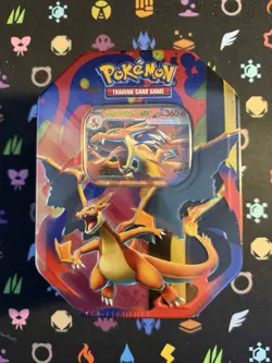 Pokemon TCG Mega Charizard Y EX Tin - Image 1