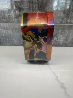 Mega Charizard Ex Tin - Mega Charizard Y EX Promo - Pokemon TCG Factory Sealed - Image 4