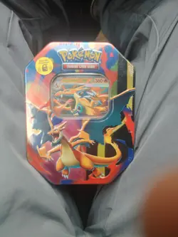 Pokemon TCG Mega Charizard Y ex Tin – Factory Sealed ✨ - Image 1