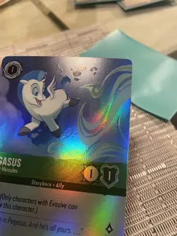 Disney Lorcana epic card TCG Pegasus Gift for hercules 212/204 Fabled set 9 eng - Image 2