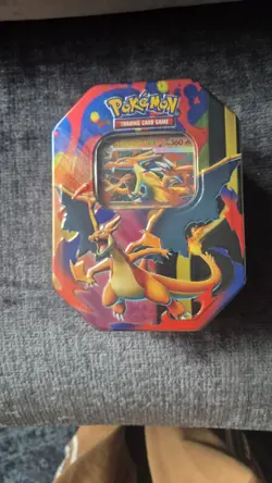 Pokemon TCG Mega Charizard Y Ex Tin New Sealed - Image 1