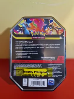 Pokemon TCG: Mega Charizard Tin - Mega Charizard Y ex Sealed - Image 2