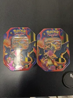 Pokemon TCG: Mega Charizard Tin - Mega Charizard Y Ex. New & Factory Sealed X2 - Image 2