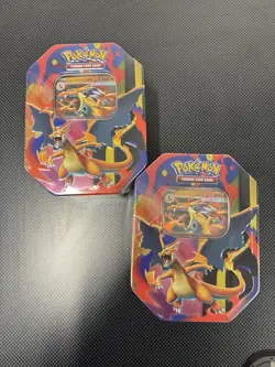 Pokemon TCG: Mega Charizard Tin - Mega Charizard Y Ex. New & Factory Sealed X2 - Image 3