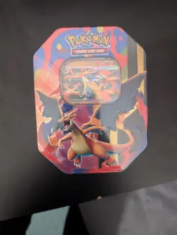 Pokemon TCG: Mega Charizard Tin - Mega Charizard Y ex (4 boosters & 1 foil card) - Image 1