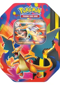 Pokemon TCG: Mega Charizard Tin - Mega Charizard Y ex (4 boosters & 1 foil card) - Image 2