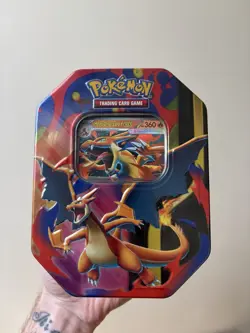 Pokemon TCG: Mega Charizard Tin - Mega Charizard Y ex ✅NEW SEALED✅ - Image 1