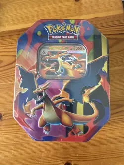 Pokemon TCG: Mega Charizard Y Tin - Brand New Sealed - Image 1