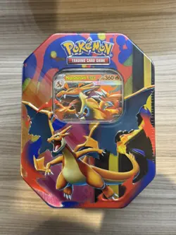 Pokemon TCG | Mega Charizard Tin | Mega Charizard Y ex | Brand New Sealed - Image 1