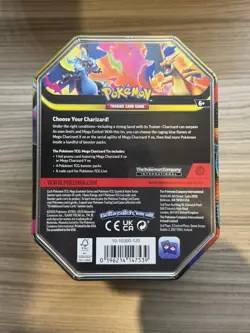 Pokemon TCG | Mega Charizard Tin | Mega Charizard Y ex | Brand New Sealed - Image 3