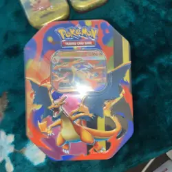 Pokemon TCG: Mega Charizard ex Tin x 2 (One of each X + Y) - Sealed - In Hand - Image 3