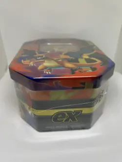 Pokemon TCG Mega Charizard Y Ex Tin Sealed Brand New ( x4 Booster packs inside) - Image 3