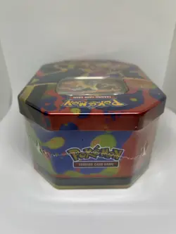 Pokemon TCG Mega Charizard Y Ex Tin Sealed Brand New ( x4 Booster packs inside) - Image 4