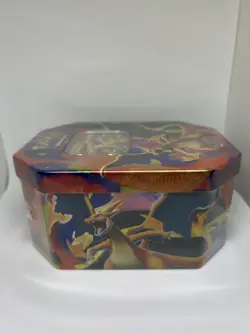 Pokemon TCG Mega Charizard Y Ex Tin Sealed Brand New ( x4 Booster packs inside) - Image 5
