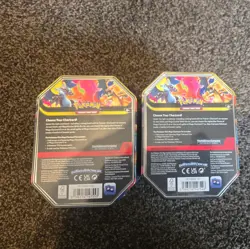 Pokemon TCG: Mega Charizard ex Tin x 2 (One of each X + Y) - New & Sealed - Image 2