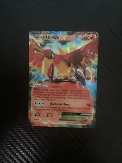 Ho-Oh Ex - 22/124 - Pokemon Dragons Exalted Black & White Ultra Rare Card MP - Image 1