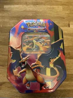 Pokemon TCG Mega Charizard Y ex Tin | Brand New & Sealed - Image 1