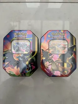 Pokemon TCG Mega Charizard EX X + Y Tin Bundle - Brand New - Fast Shipping 🚚 - Image 1