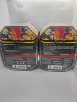 Pokemon TCG: Pair of Mega Charizard ex Tin (One of each X + Y) -New and Sealed - Image 4