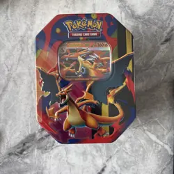 Pokemon - Mega Charizard Y ex Tin Sealed Rare Collectable Brand New Rare - Image 1