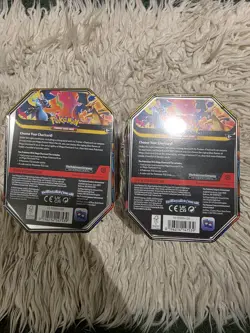 Pokemon TCG: Pair of Mega Charizard ex Tin (One of each X + Y) -New and Sealed - Image 5