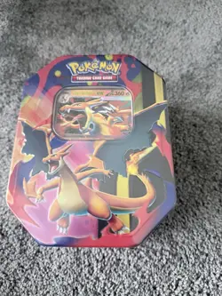 Pokemon TCG MEGA CHARIZARD Y Ex Tin. New Sealed. - Image 1