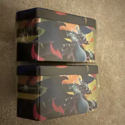 NEW/SEALED x2 Pokemon TCG Mega Charizard Y Tin – x2 Y ex Promo & 8 Booster packs - Image 2