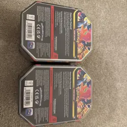 NEW/SEALED x2 Pokemon TCG Mega Charizard Y Tin – x2 Y ex Promo & 8 Booster packs - Image 3