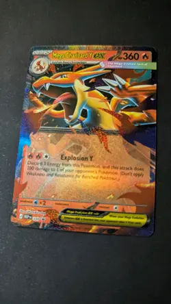 Pokemon TCG Mega Charizard Y EX Black Star Promo Card 030 - tin fresh NM - Image 1
