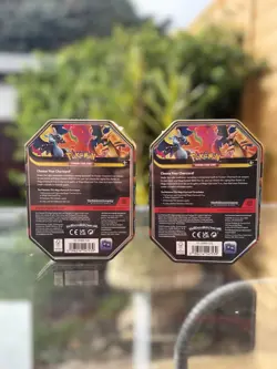 Pokemon TCG: Mega Charizard Ex X & Y Tin Assortment Sealed Tins X2 - Image 2