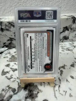James Tibbs III 2024 Bowman Chrome Draft 1st Auto Gem Mint - Image 2