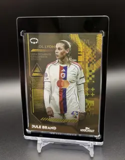 2025-26 TOPPS Knockout UWCL Jule Brand 1/1 Gold OL Lyonnes ONE-OF-ONE - Image 1